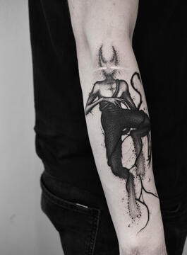 Demon tattoo from my flashes