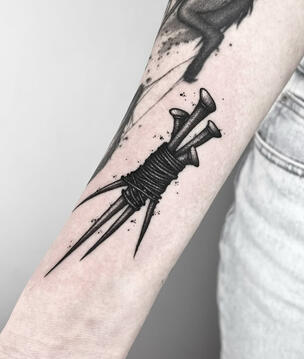 Nails tattoo from my flashes Nails Tattoo